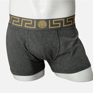 Versace Men's Gold Greeca Border Low Rise Trunk Underwear Versace 7 US XL IT 54